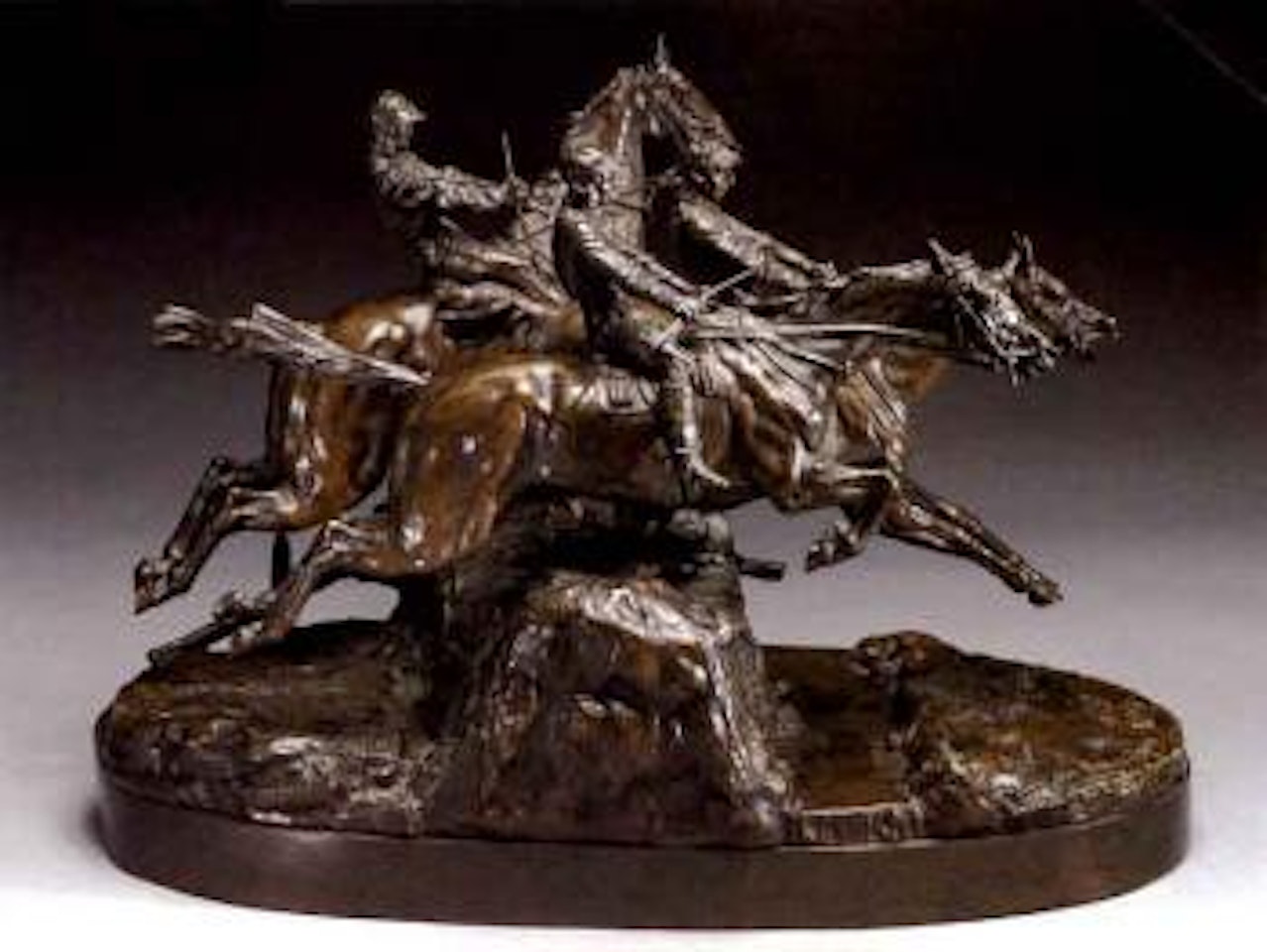 Steeplechase by Eugene Alexandrovic Lanceray