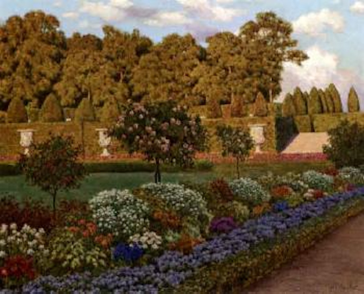 Springtime in the garden by Ivan Fedorovich Choultse