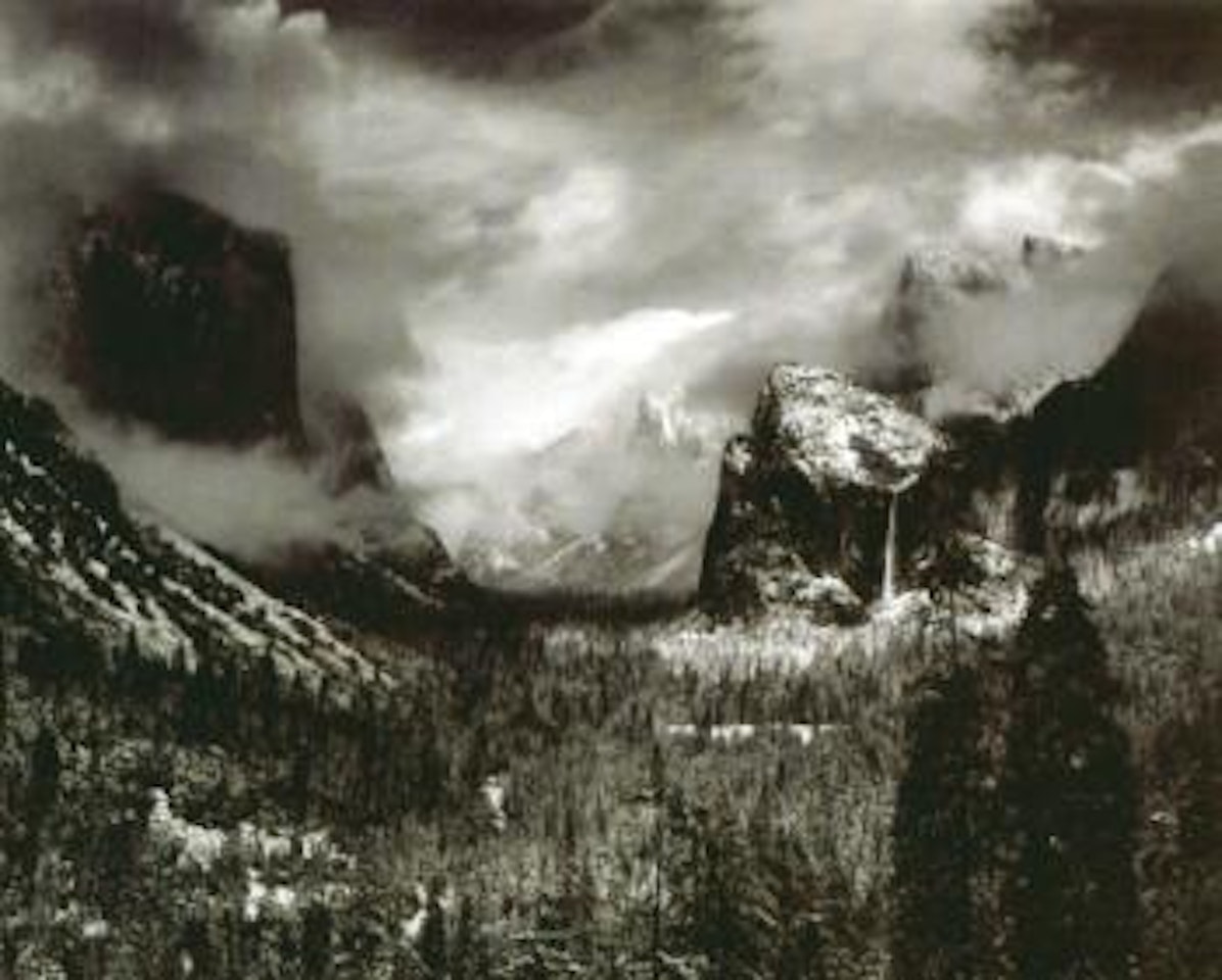 Winter storm, Yosemite Valley by Ansel Adams