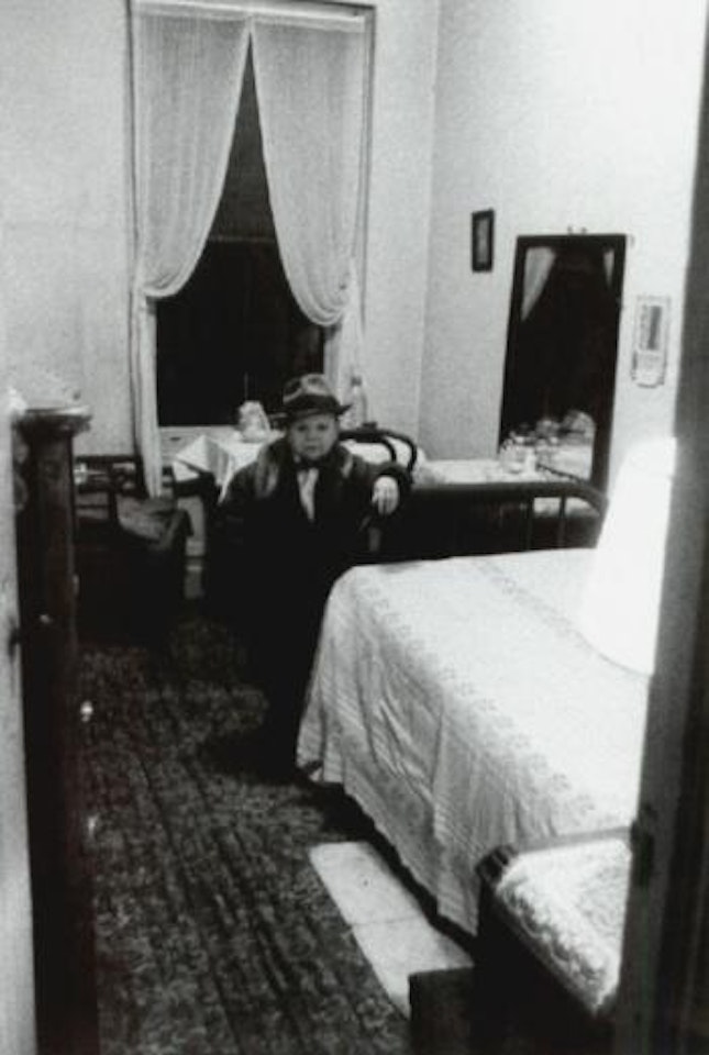 Midget in his bedroom by Diane Arbus by Neil Selkirk