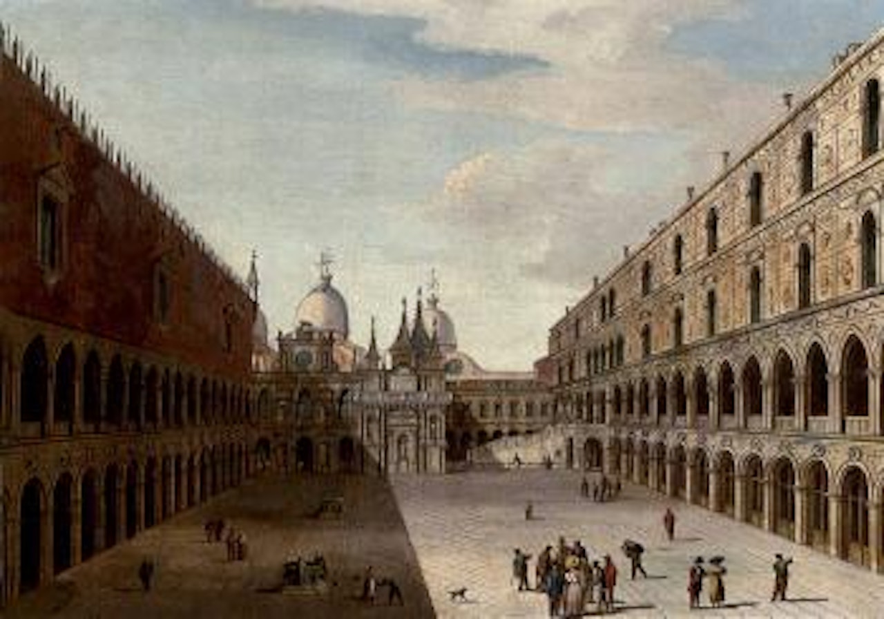 Courtyard of the Doge's Palace, Venice by Carlo Grubacs