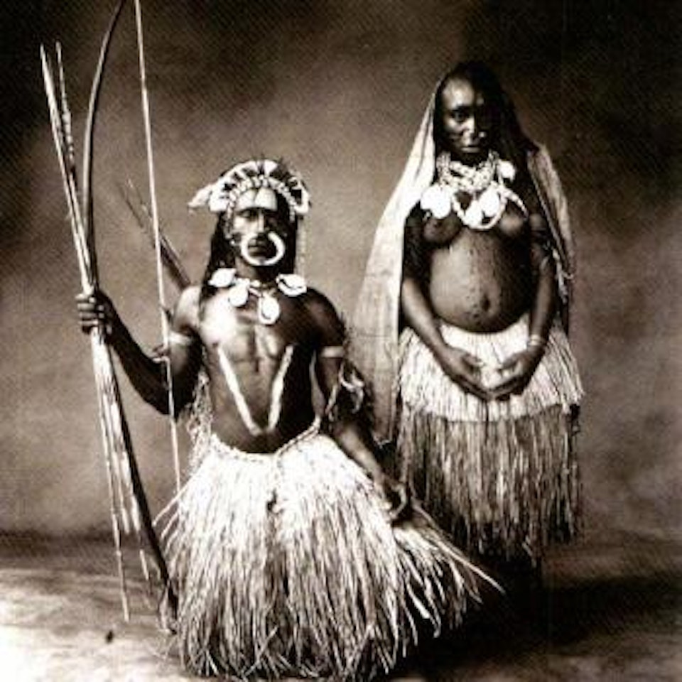 Kuku Kuku couple, New Guinea, 1974 by Irving Penn