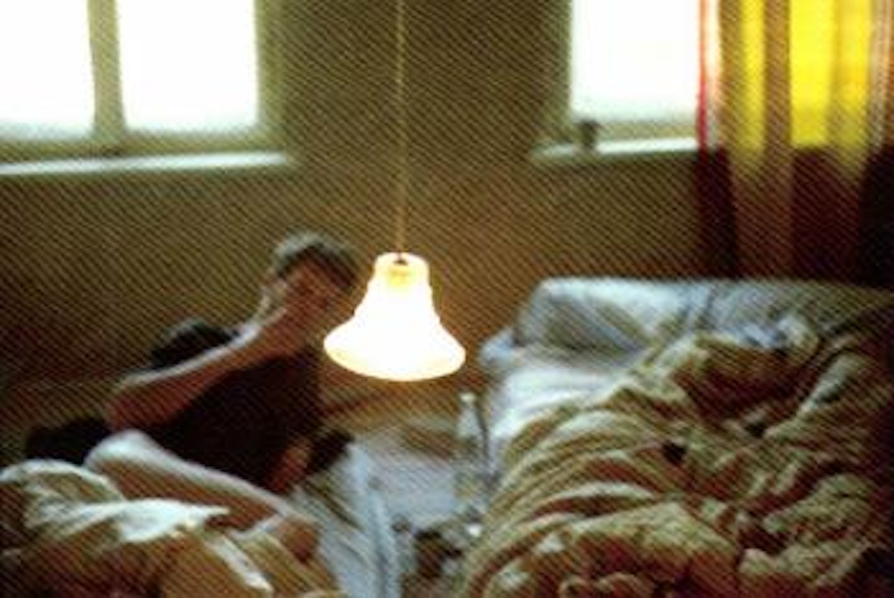 David in bed, Leipzig, Germany by Nan Goldin