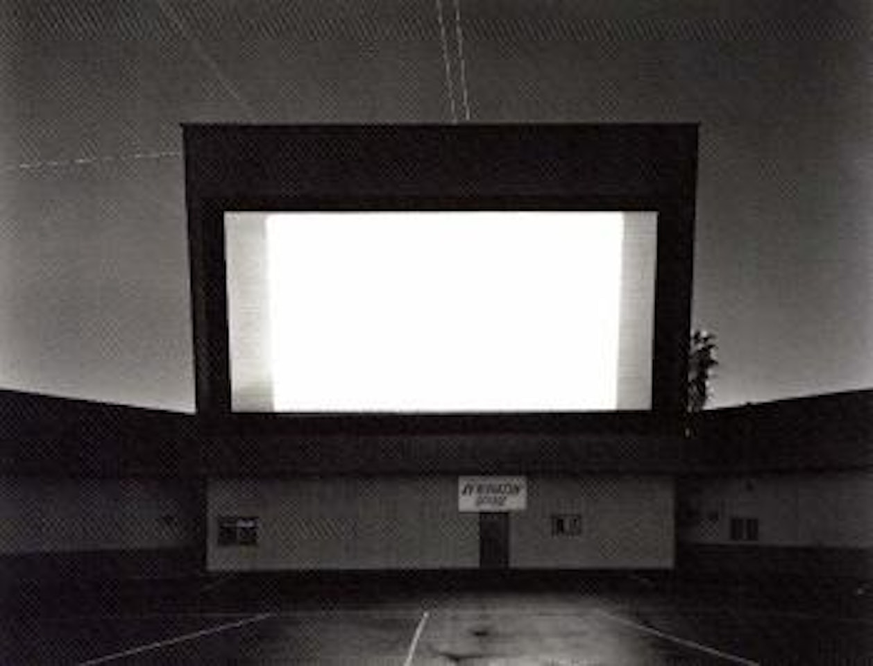 Orange drive in, Orange by Hiroshi Sugimoto