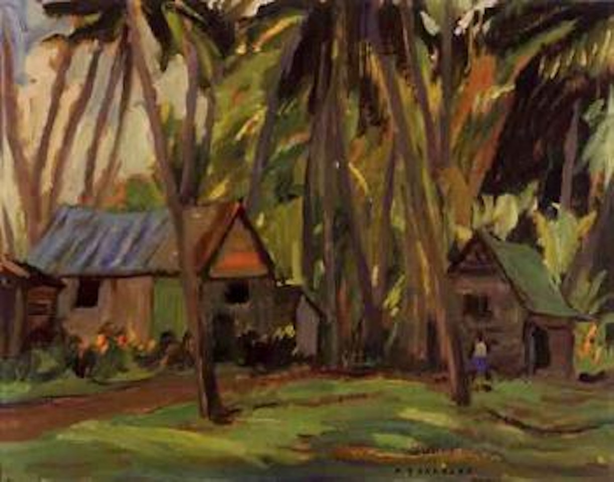Tobago houses by Alexander Young Jackson