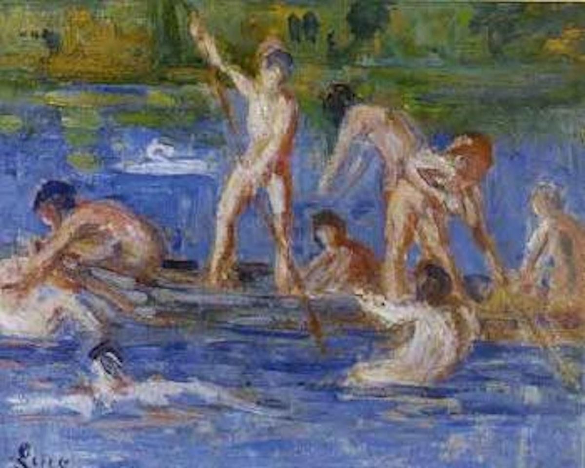 Baignade a Baissy-sur-Cure by Maximilien Luce