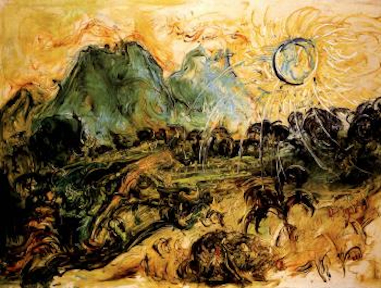 Landscape by Affandi
