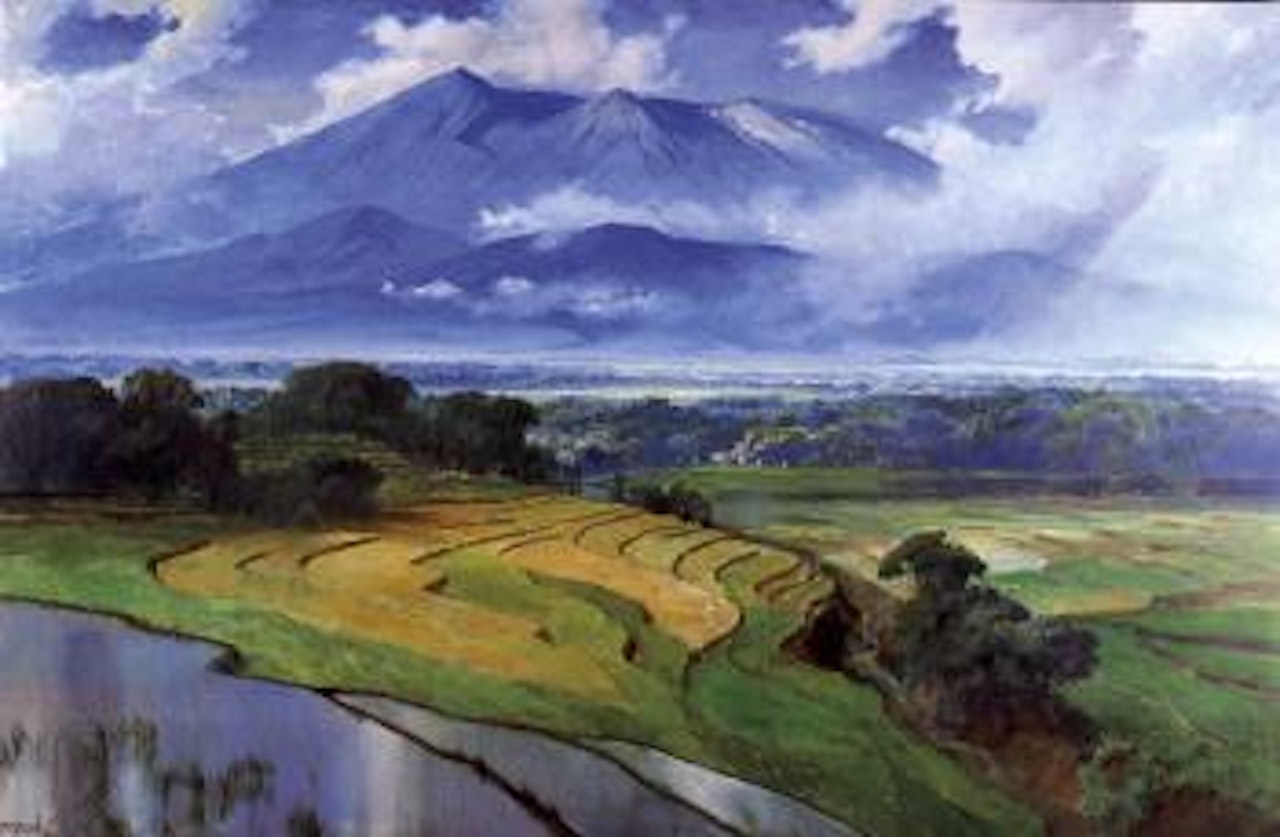 Mountain Salak by Raden Basoeki Abdullah