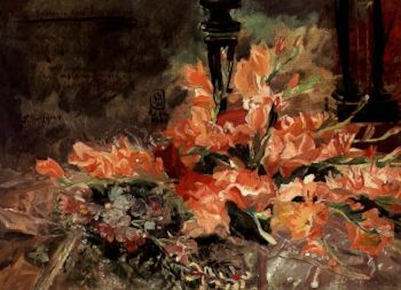 Bunga gladioli sesudah konser by Sindutomo Sudjojono