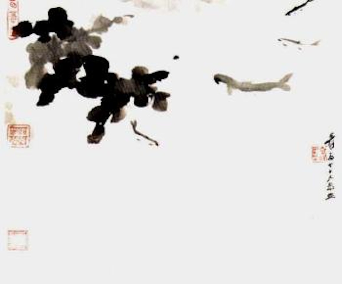 Flowers by Zhang Daqian