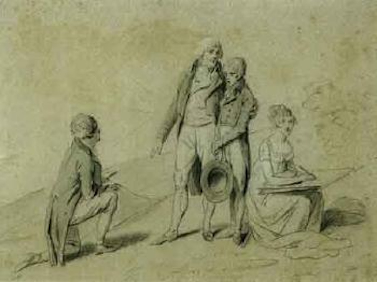 Oberkampf et sa famille a Jouy by Louis-Leopold Boilly