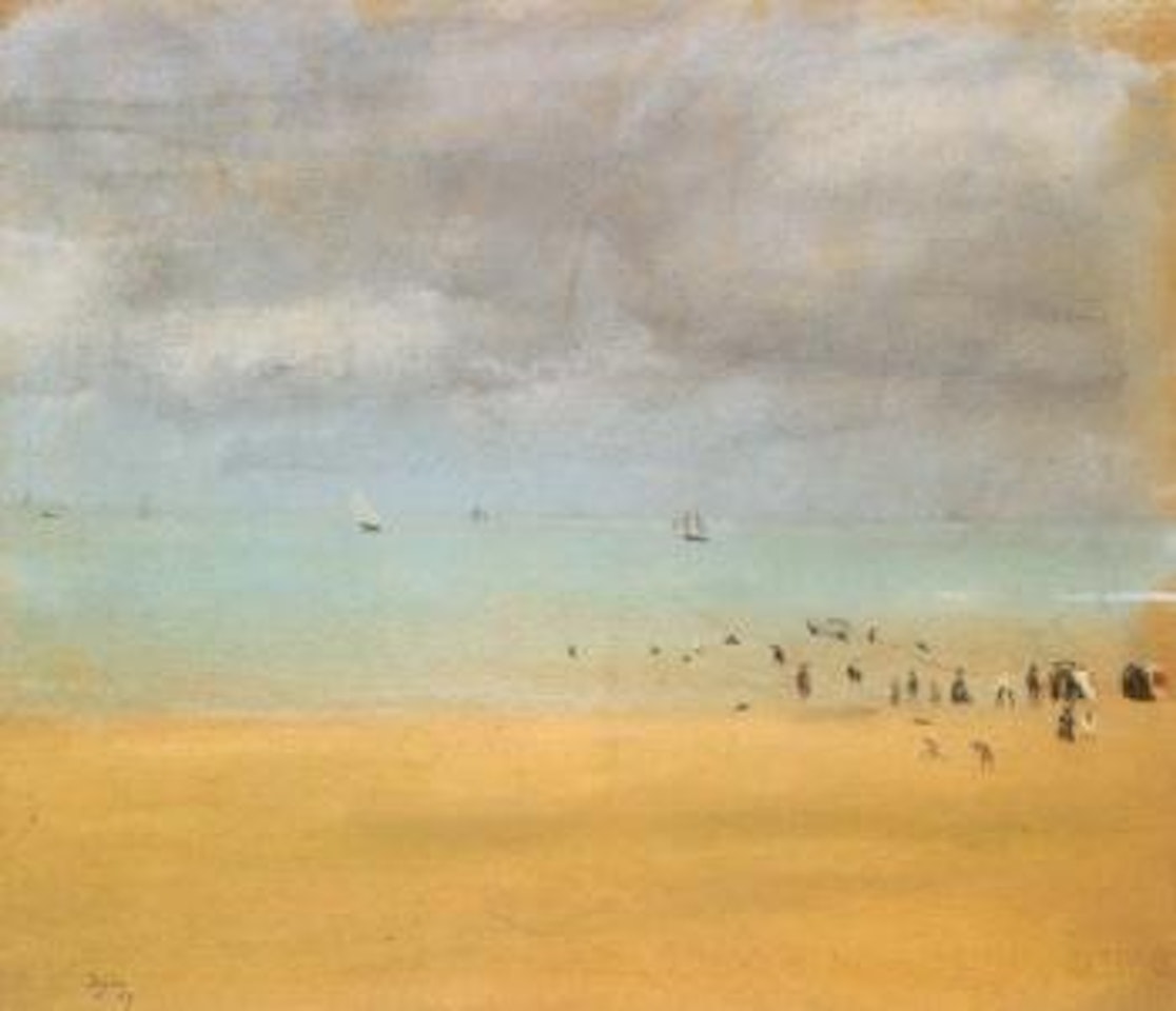 Plage a maree basse by Edgar Degas
