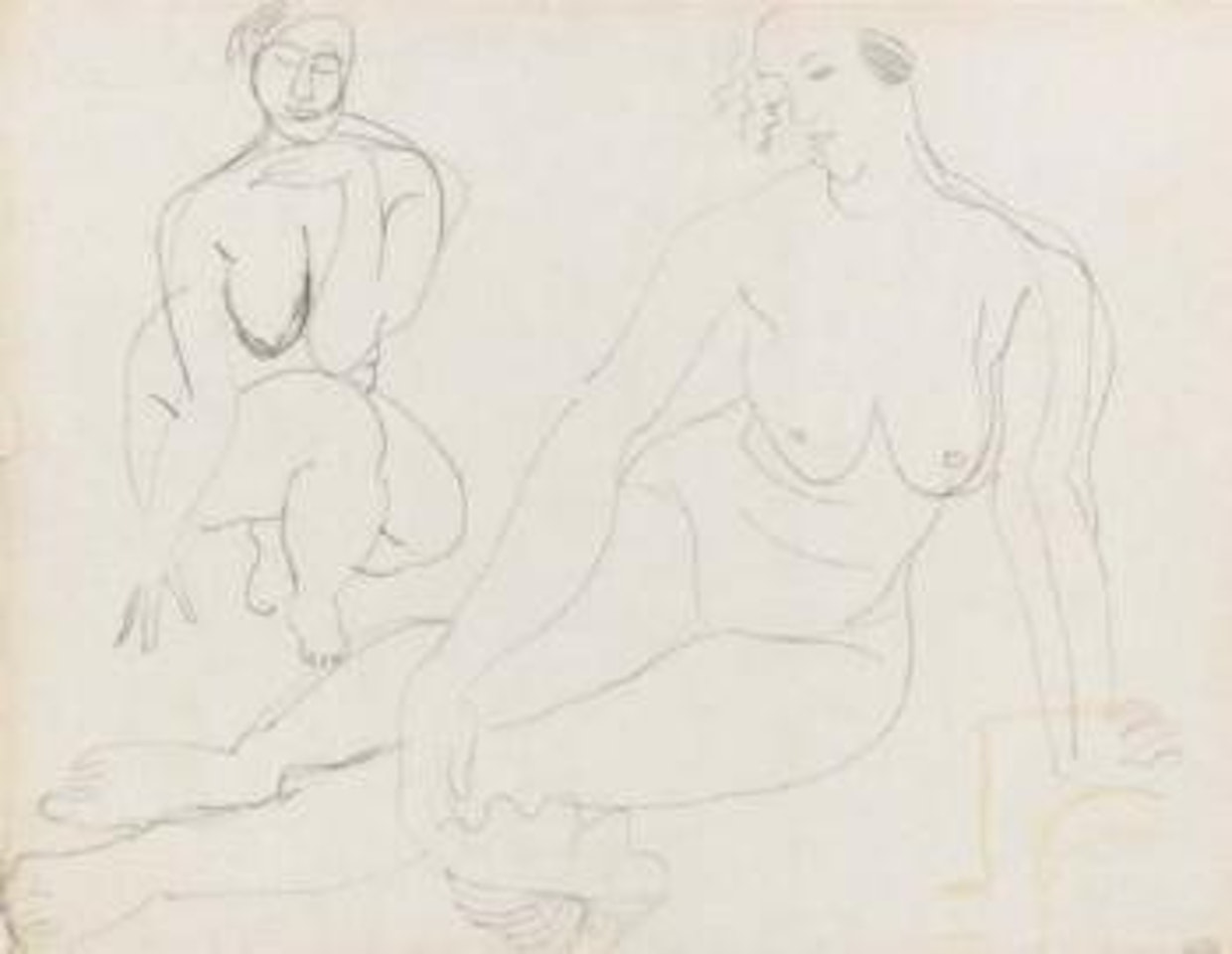 Femme au coquillage by Raoul Dufy