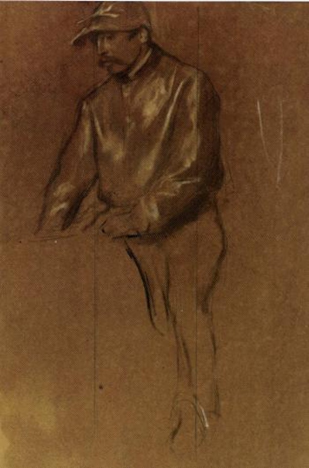Jockey a cheval by Edgar Degas