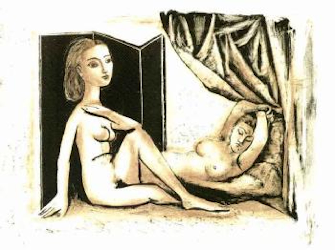 Deux femmes nues by Pablo Picasso