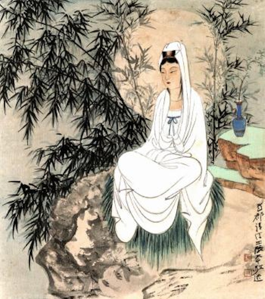 Guanyin by Zhang Daqian