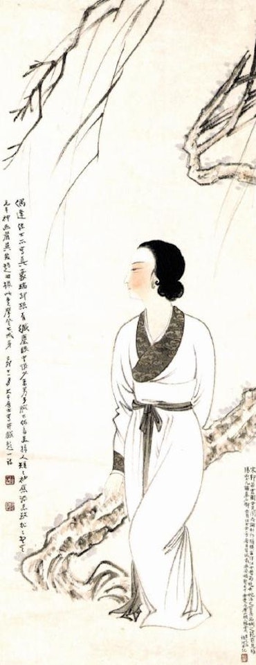 Lady by Zhang Daqian