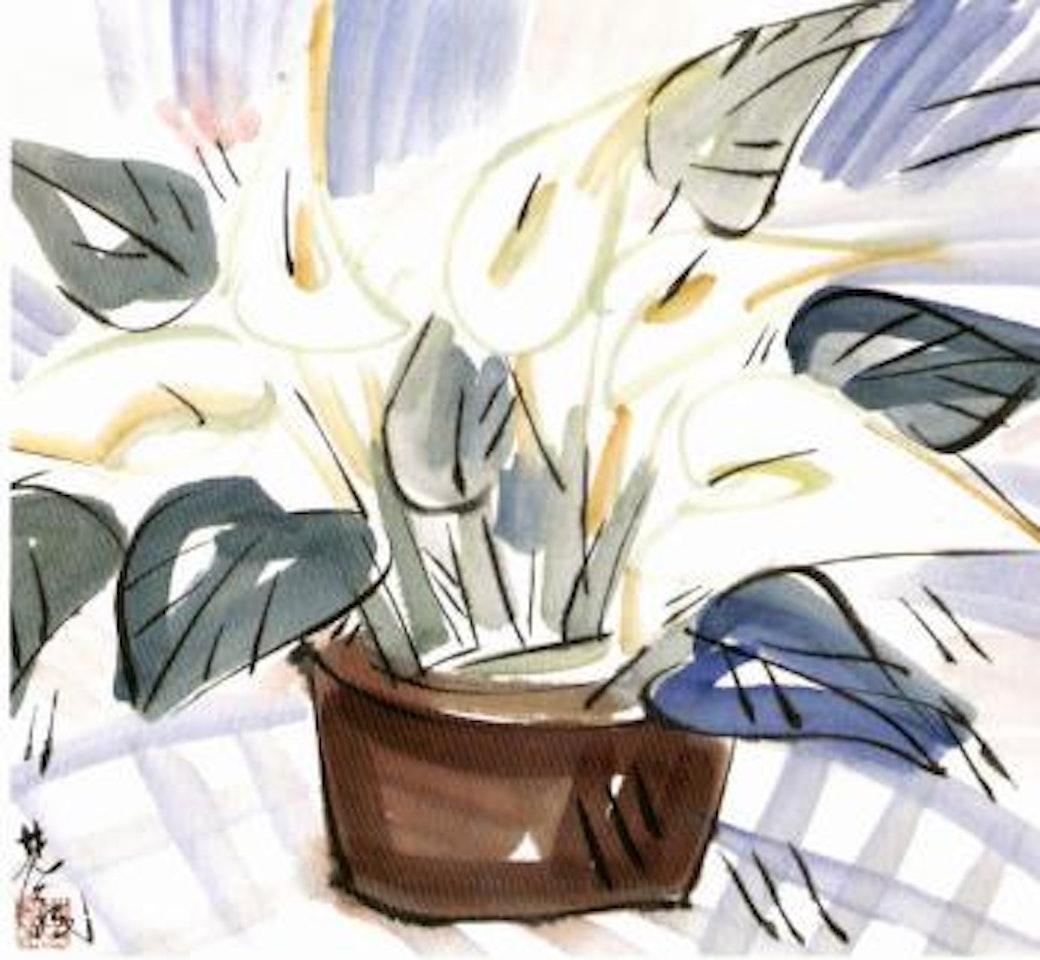 Flowers by Lin Fengmian