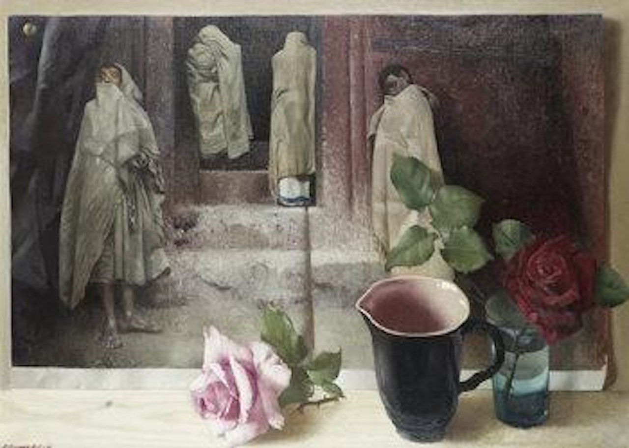 Still life with roses by Patrick Hennessey