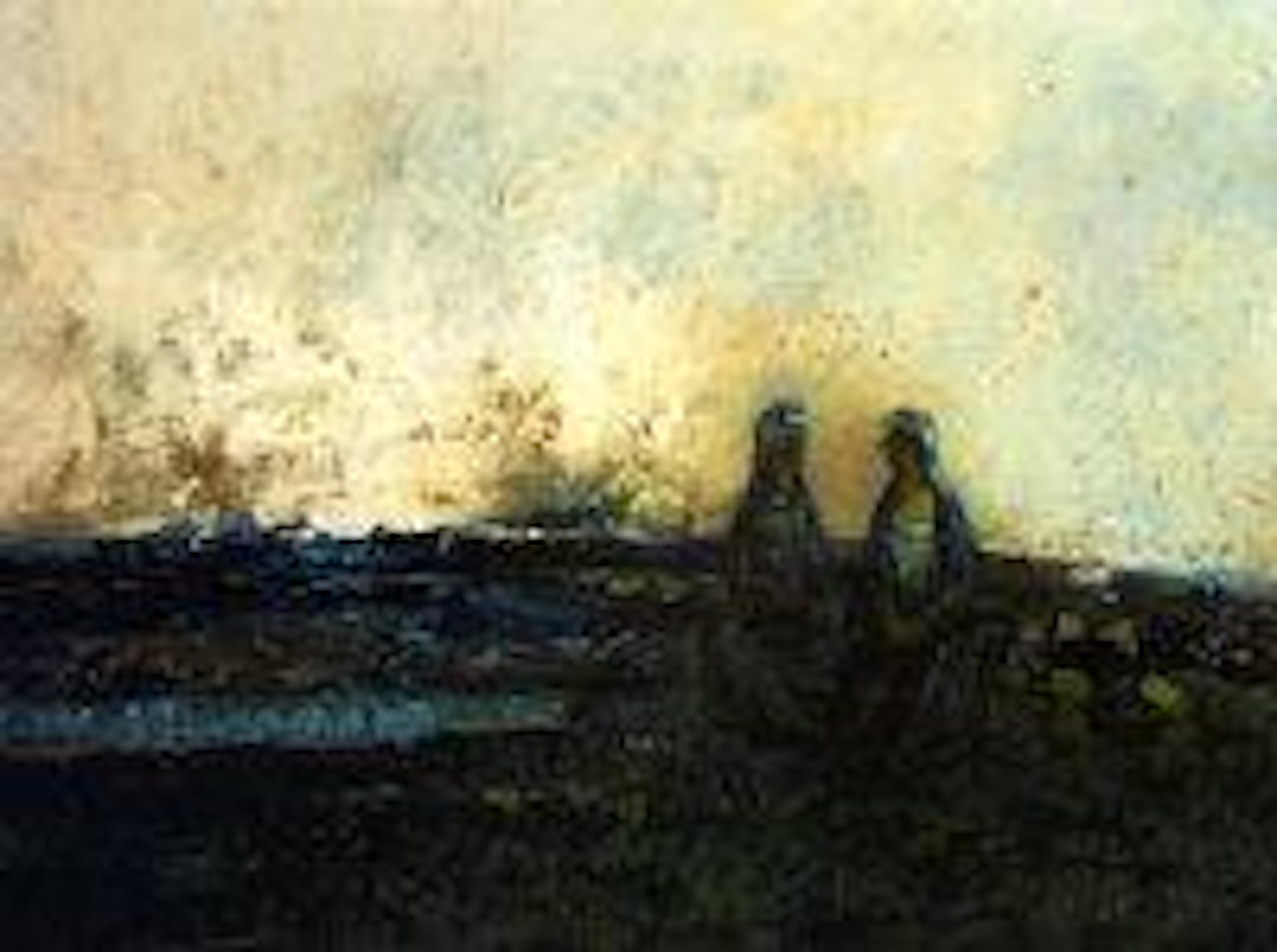 Two women talking by Daniel O'Neill