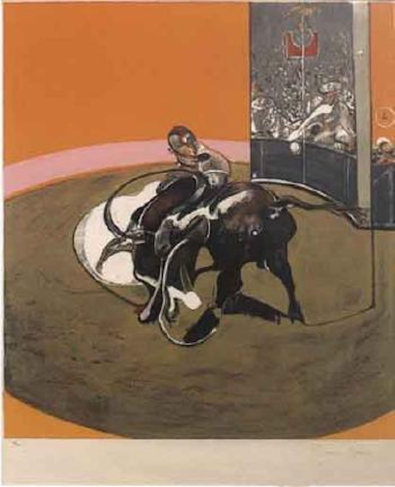 Bull fight no.1 by Francis Bacon