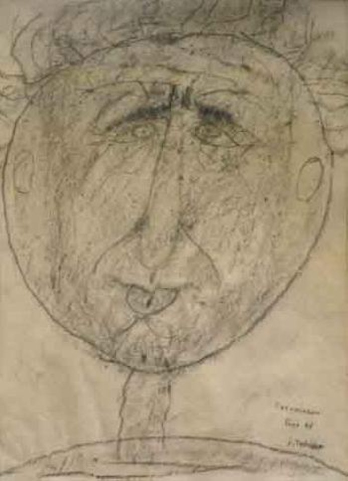 Portrait de Georges Limbour by Jean Dubuffet