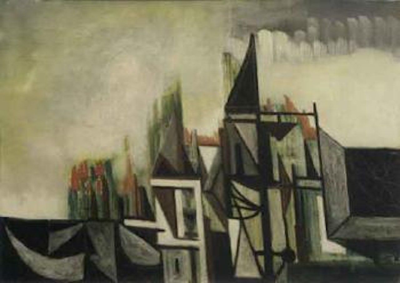 La ville by Oscar Dominguez