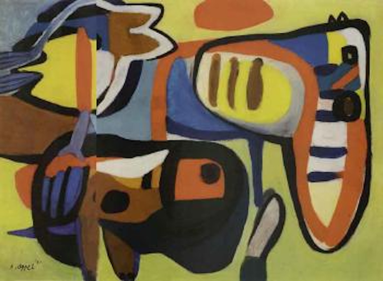 Parade of animals by Karel Appel