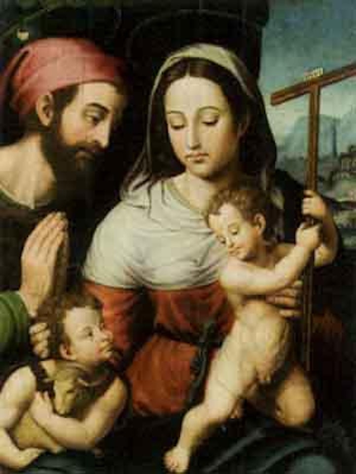 Heilige Famile mit dem Johannesknaben by Italian School