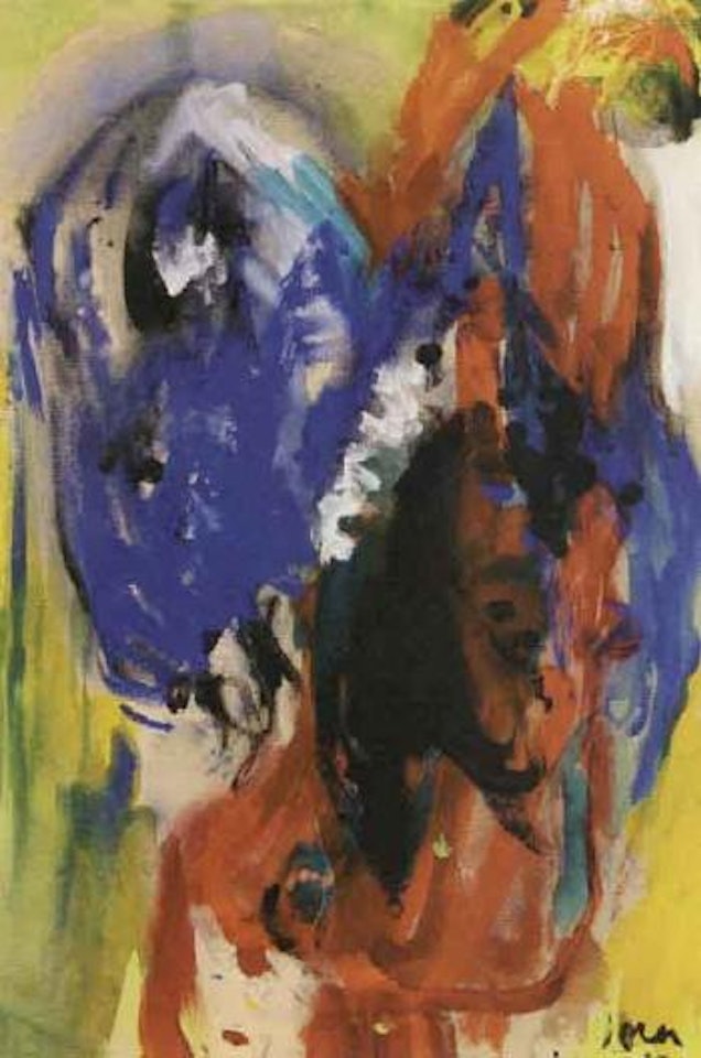 Hawk over hawk by Asger Jorn