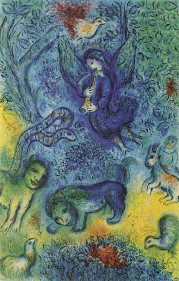 La flute enchantee by Marc Chagall