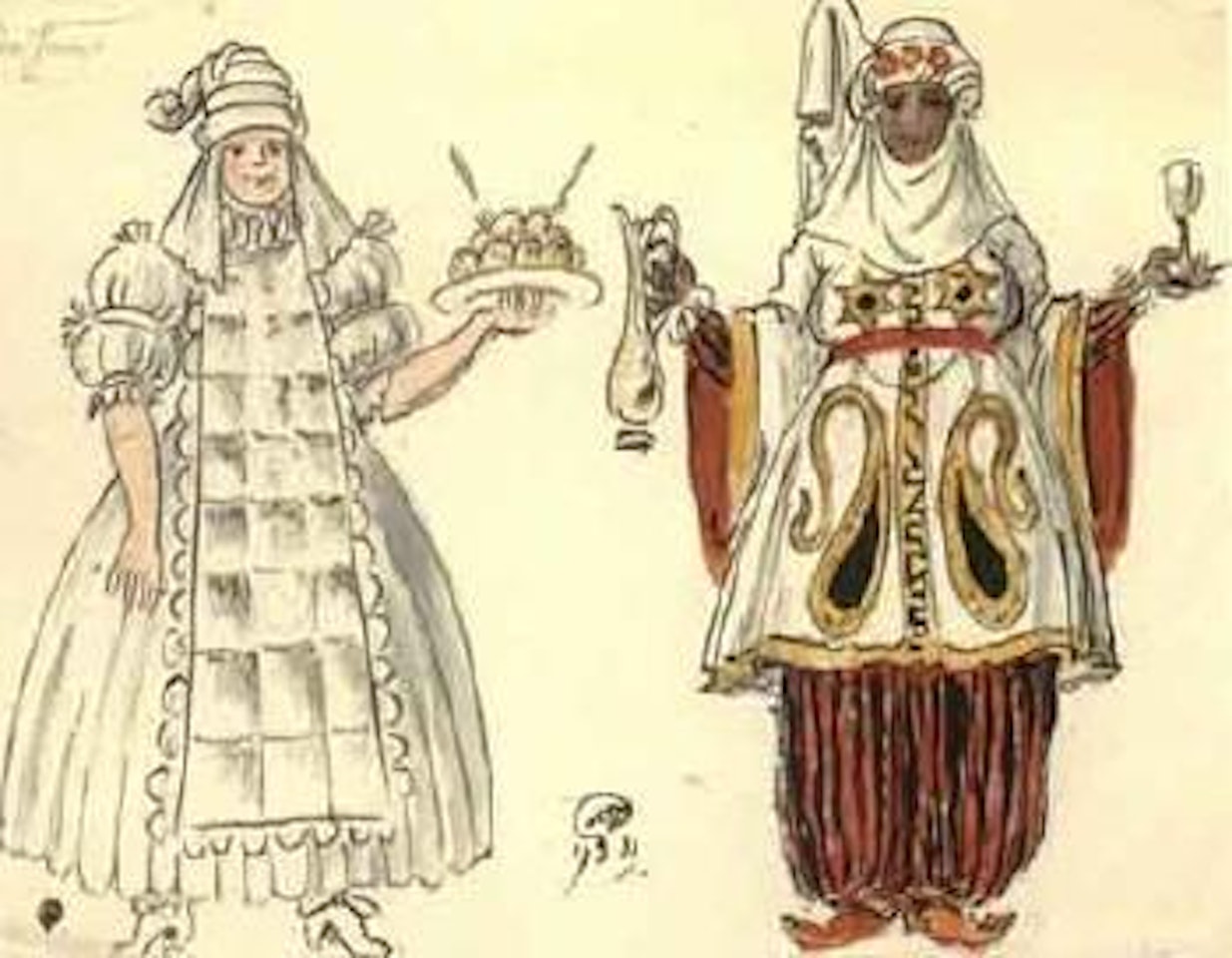 Don Juan, Theatre National Lituanien, Kaunas by Mstislav Valerianovich Dobuzhinsky