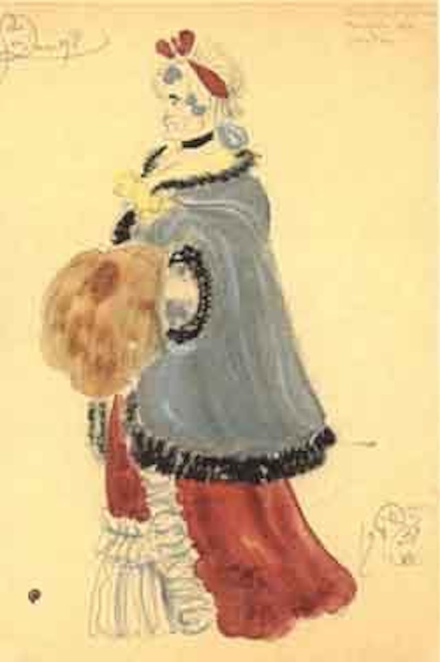 La Dame de Pique, Theatre National Lituanien, Kaunas by Mstislav Valerianovich Dobuzhinsky