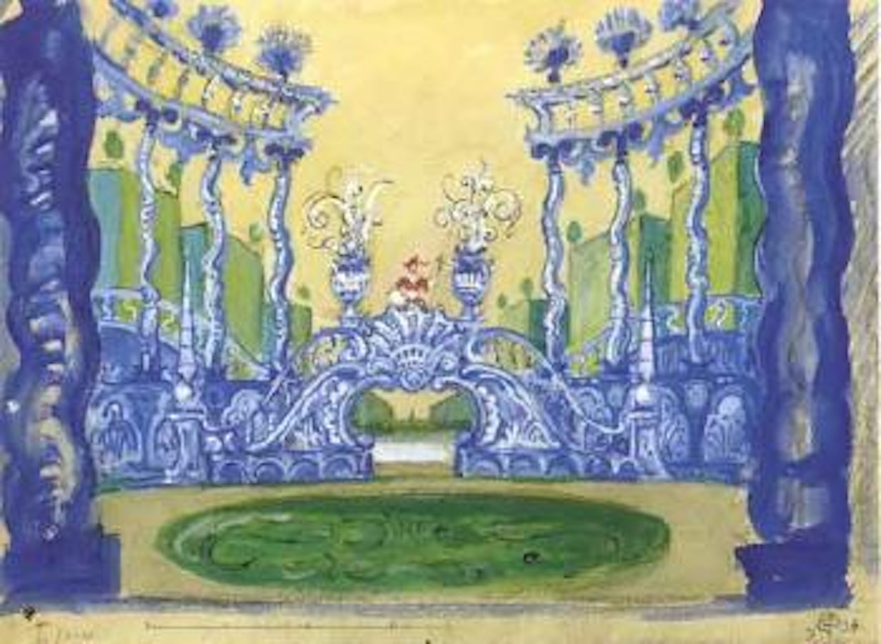 La Belle au bois dormant, Ballet National Lituanien, Kaunas by Mstislav Valerianovich Dobuzhinsky