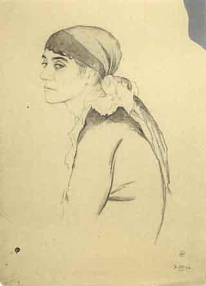 La Princesse Sophie A Gagarine, Russie by Mstislav Valerianovich Dobuzhinsky