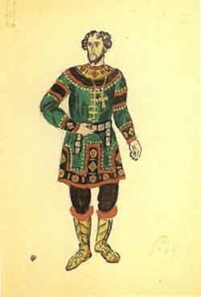 Le Prince Igor, Opera National de Lituanie, Kaunas by Mstislav Valerianovich Dobuzhinsky