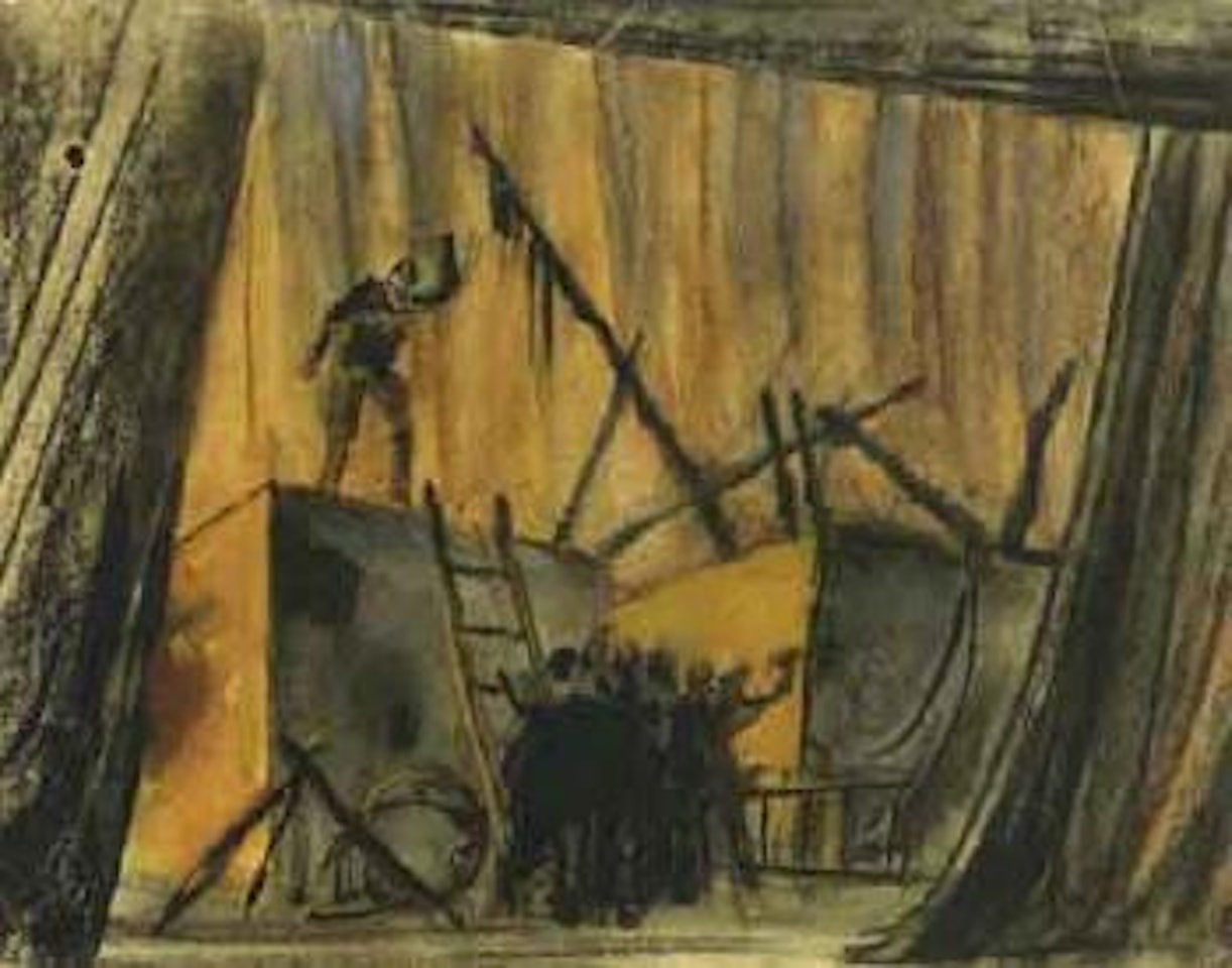 Les Possedes, Angleterre by Mstislav Valerianovich Dobuzhinsky
