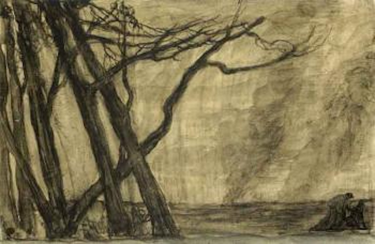 Les Possedes, Angleterre by Mstislav Valerianovich Dobuzhinsky