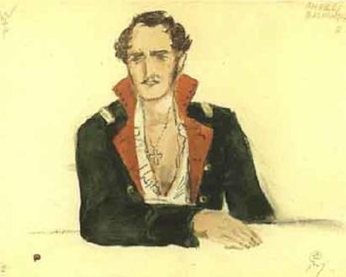 Costume pour Andre Bolkonvsky by Mstislav Valerianovich Dobuzhinsky