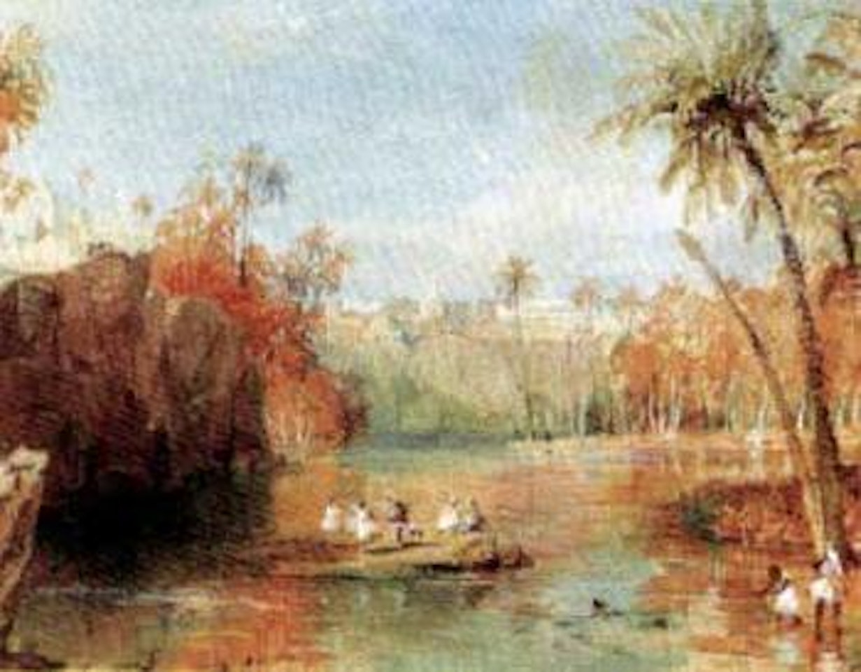 Nefta, the ancient Negeta Beylik of Tunis, Africa by Thomas Allom