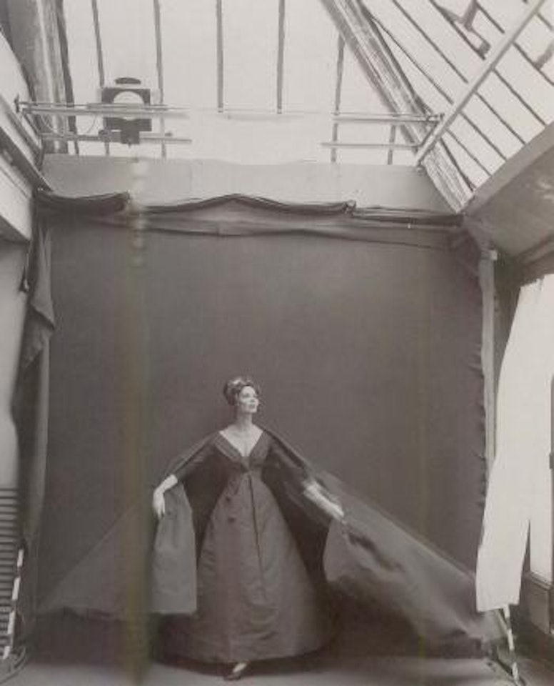Suzy Parker, evening dress by Dior, Paris Studio by Richard Avedon