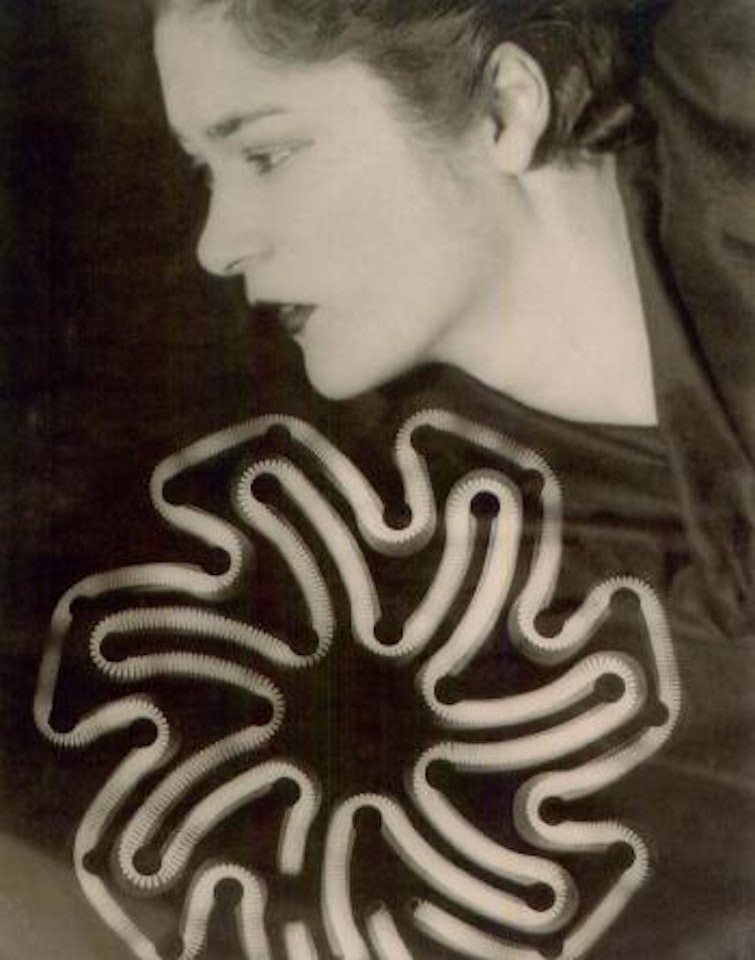 Rayograph - Tanja Ramm in profile by Man Ray