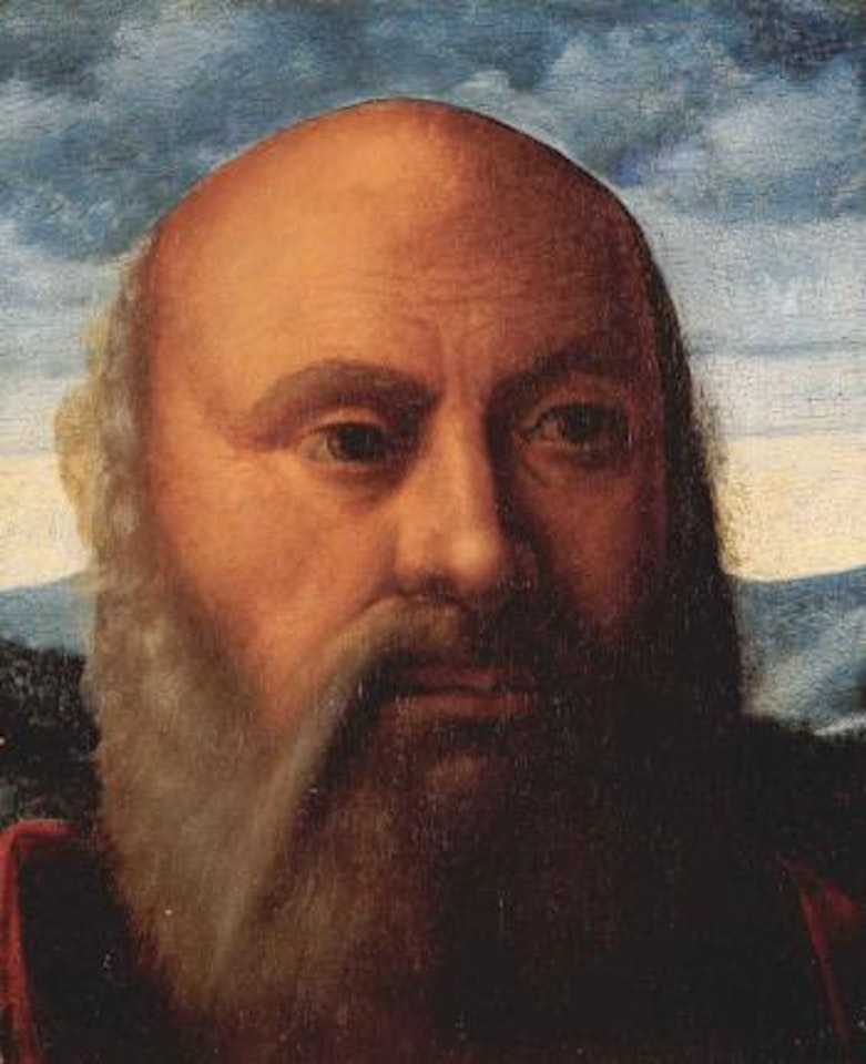 Head of man by Giovanni Bellini