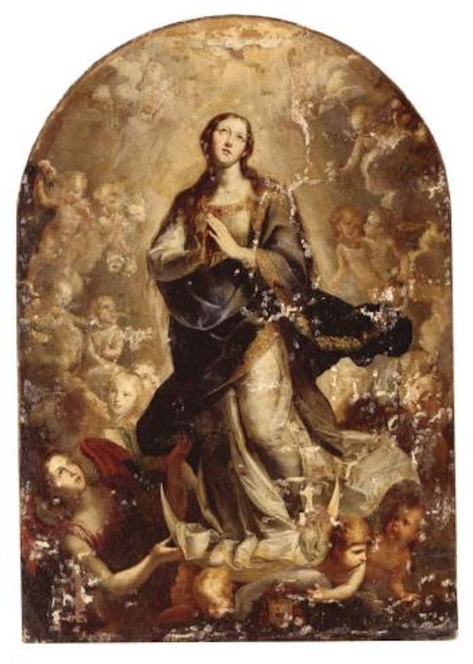 Assumption of the Virgin by Spanish School