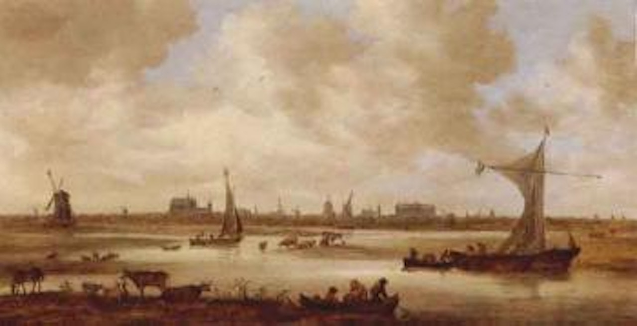 View of Leiden from the North by Jan van Goyen