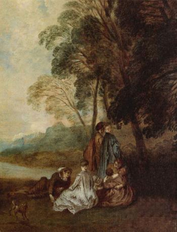 Fete champetre by Jean-Antoine Watteau
