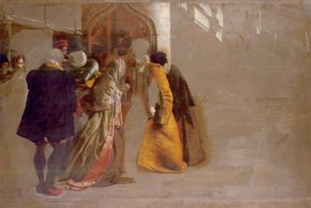 Incident from the life of Mary Queen of Scots by English School