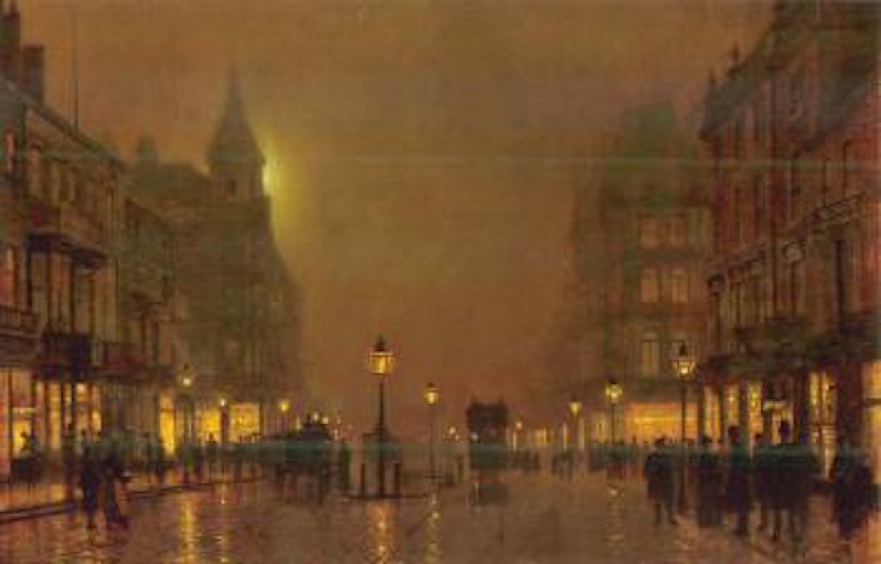 Briggate, Leeds by John Atkinson Grimshaw