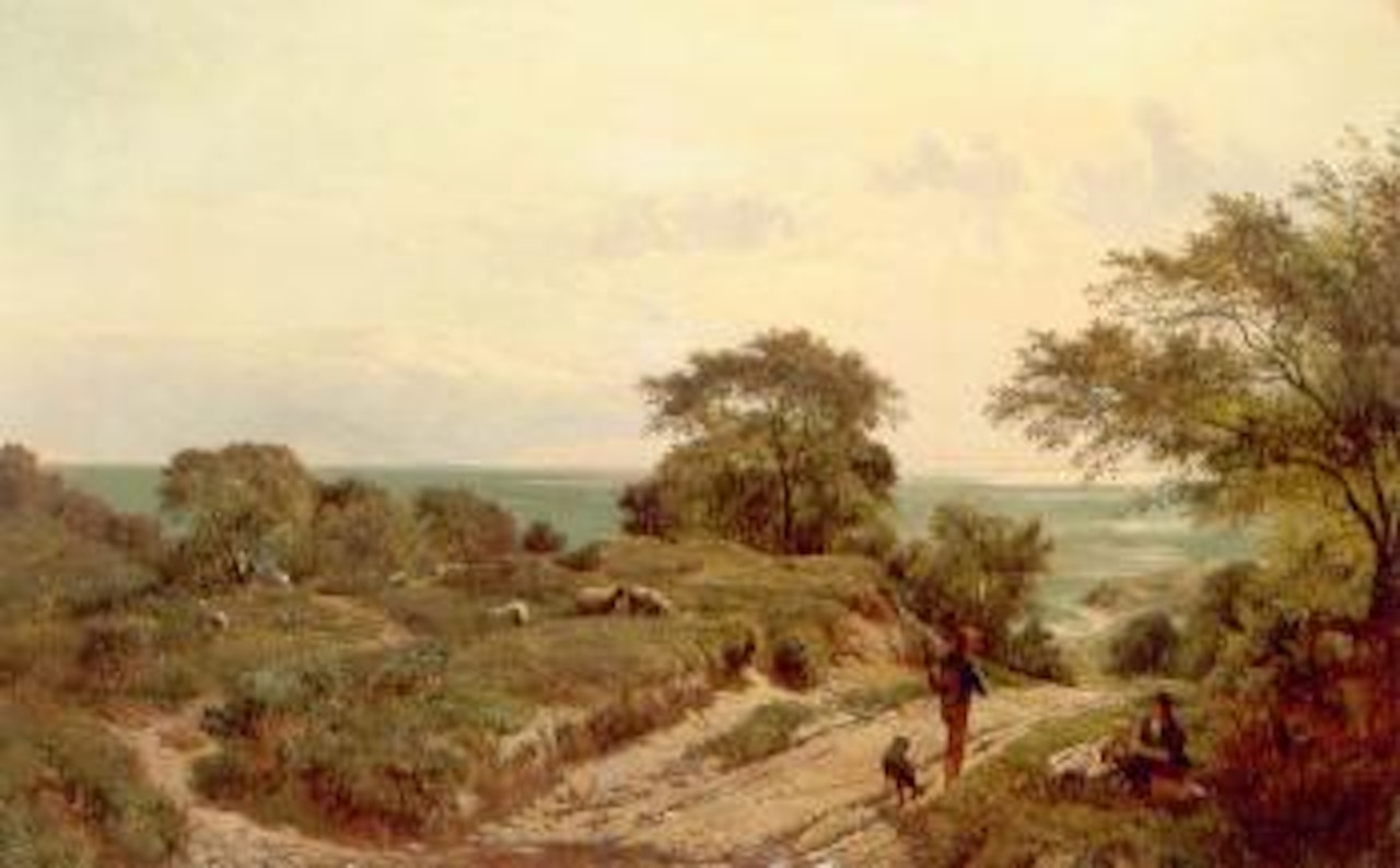 Path to the bay by Sidney Richard Percy