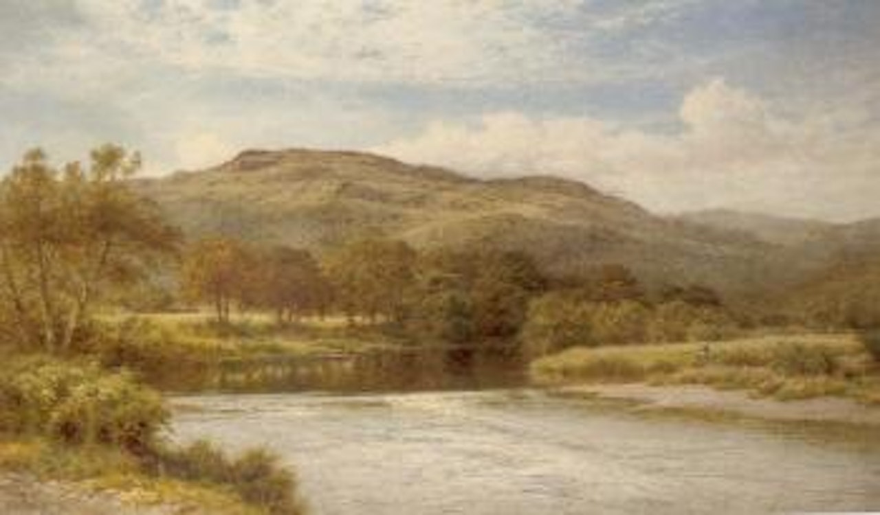 The Conway near Bettws-y-Coed by Benjamin Williams Leader